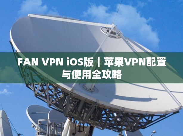 FAN VPN iOS版|苹果VPN配置与使用全攻略